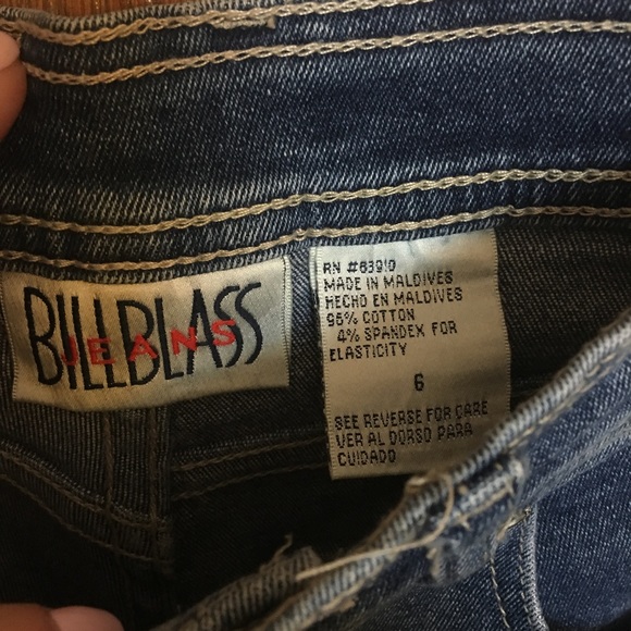 Vintage high waisted bill glass denim jeans - Picture 2 of 3